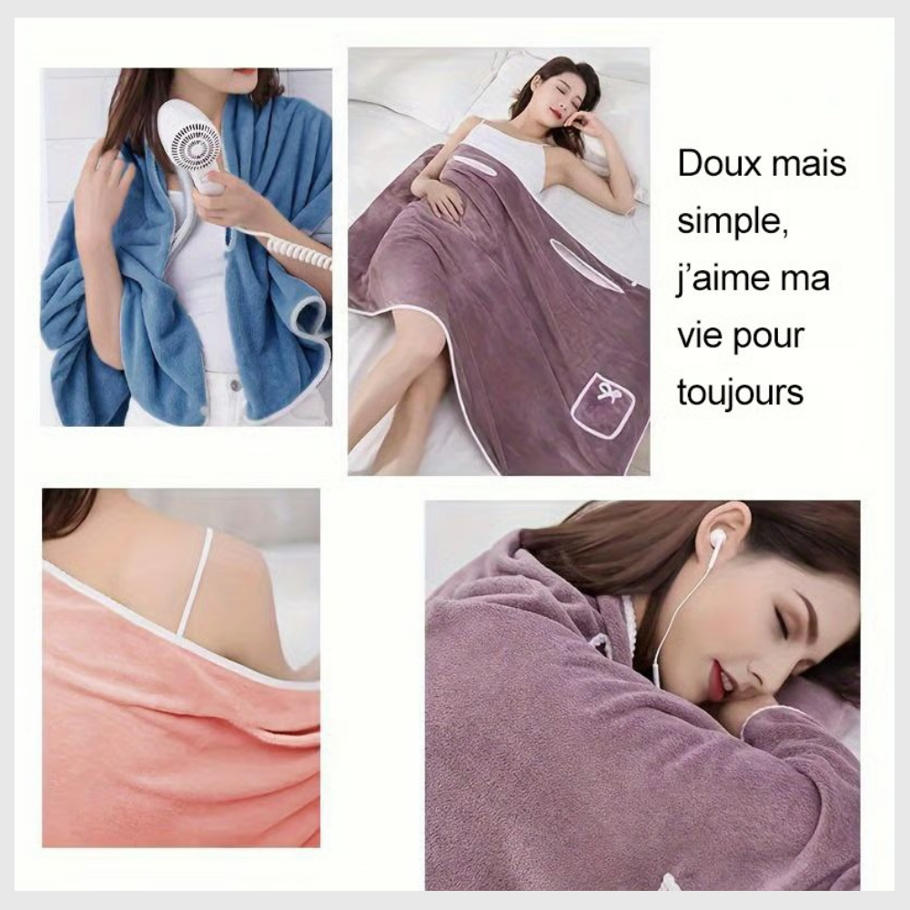 DoucheChic™ – Jupe de Douche Grande Taille