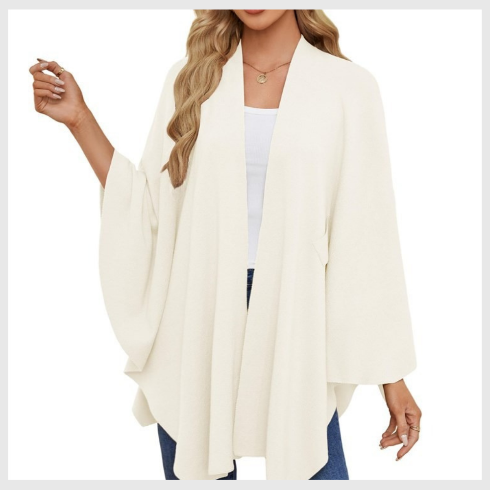 Châle Câlin™ – Tricot Douillet au Style Épuré