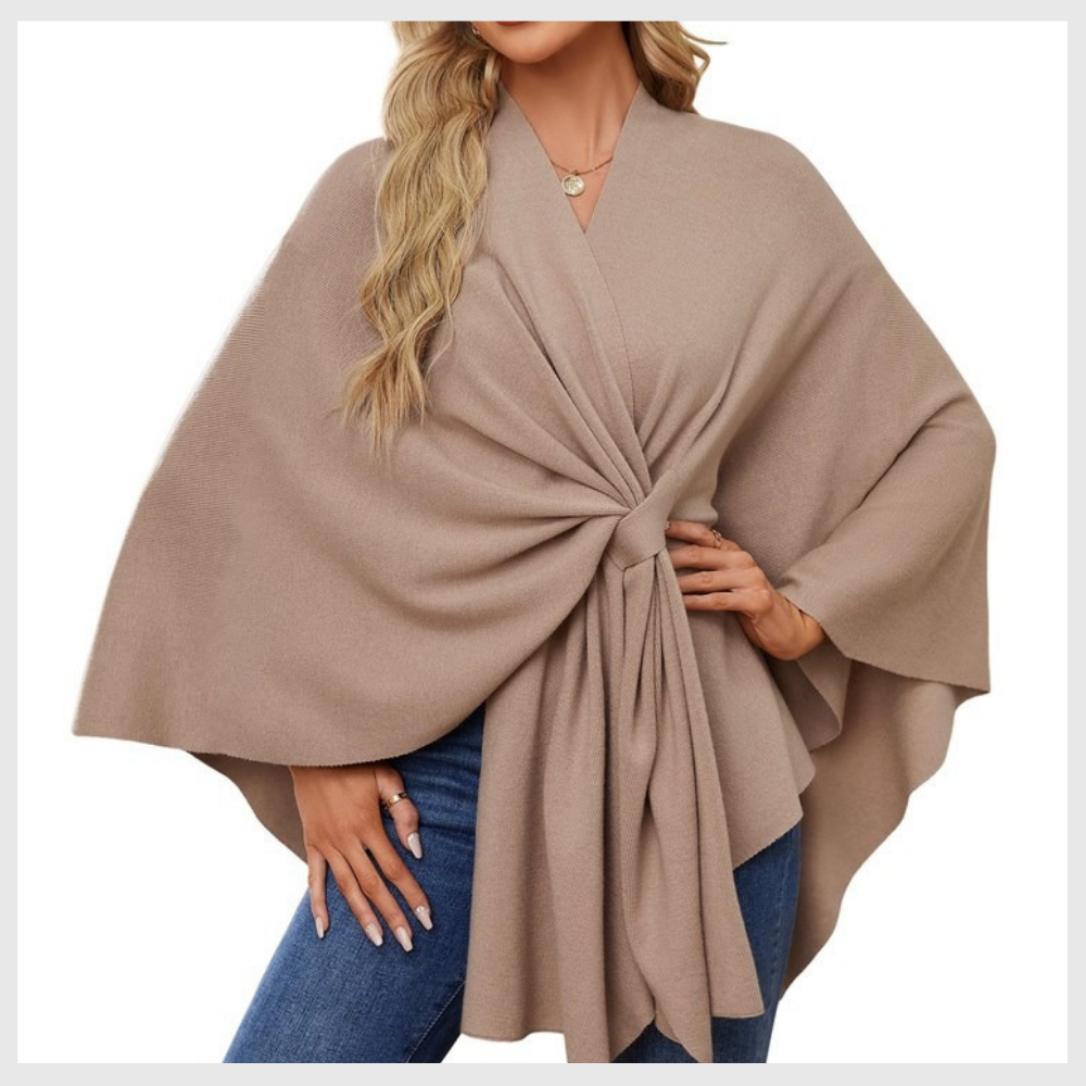 Châle Câlin™ – Tricot Douillet au Style Épuré
