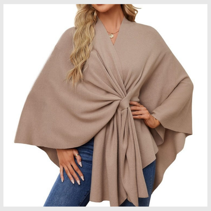 Châle Câlin™ – Tricot Douillet au Style Épuré