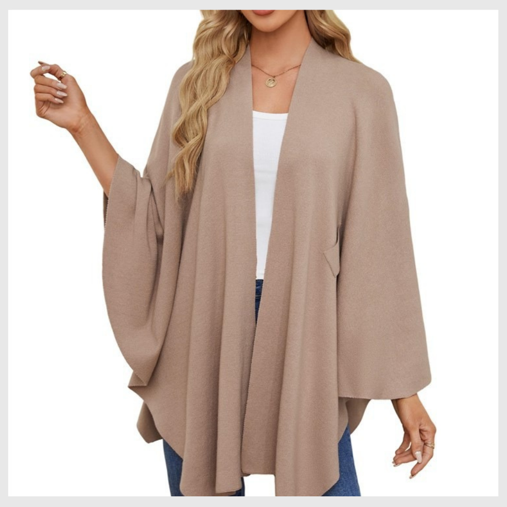 Châle Câlin™ – Tricot Douillet au Style Épuré