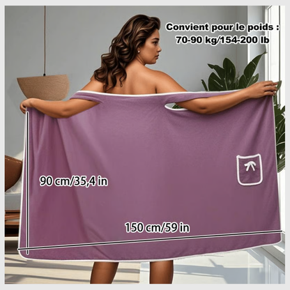 DoucheChic™ – Jupe de Douche Grande Taille