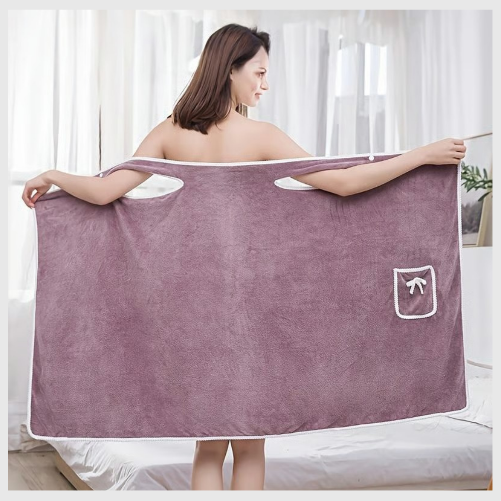 DoucheChic™ – Jupe de Douche Grande Taille