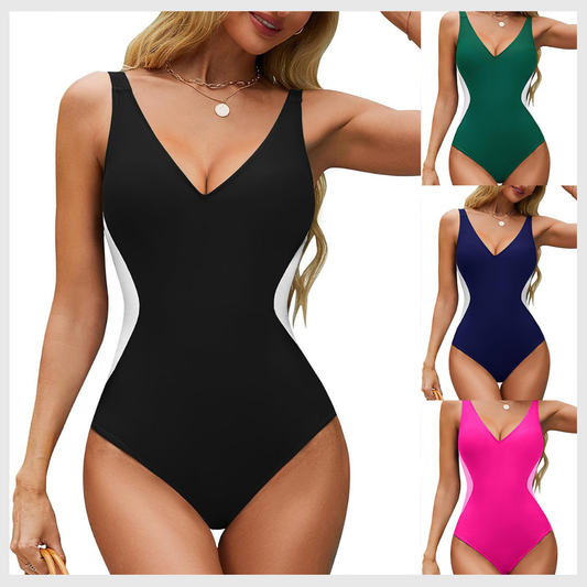 Maillot Galbant à Décolleté Plongeant