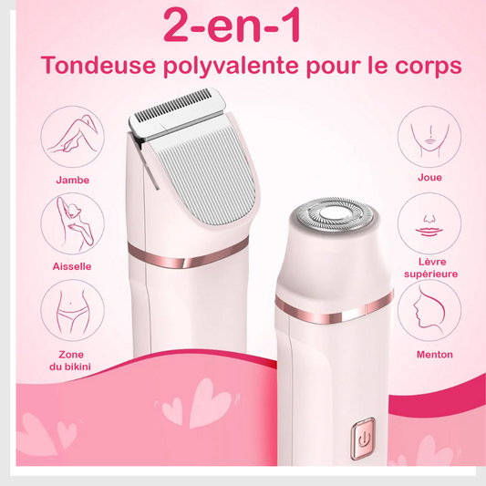 SilkyTrim™ – Tondeuse Bikini 2-en-1 Ultra-Douce