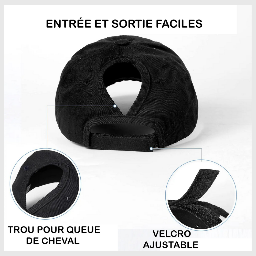 MagniCasque™ – Casquette Magnétique Préserve Coiffure