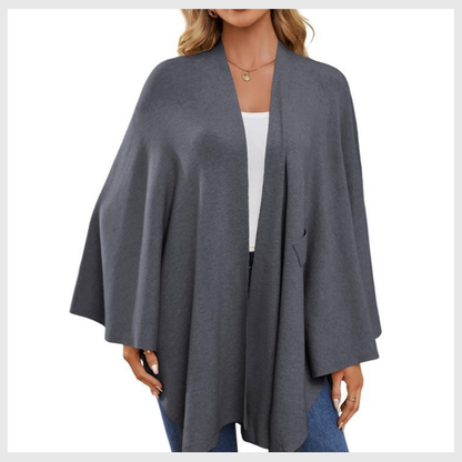 Châle Câlin™ – Tricot Douillet au Style Épuré