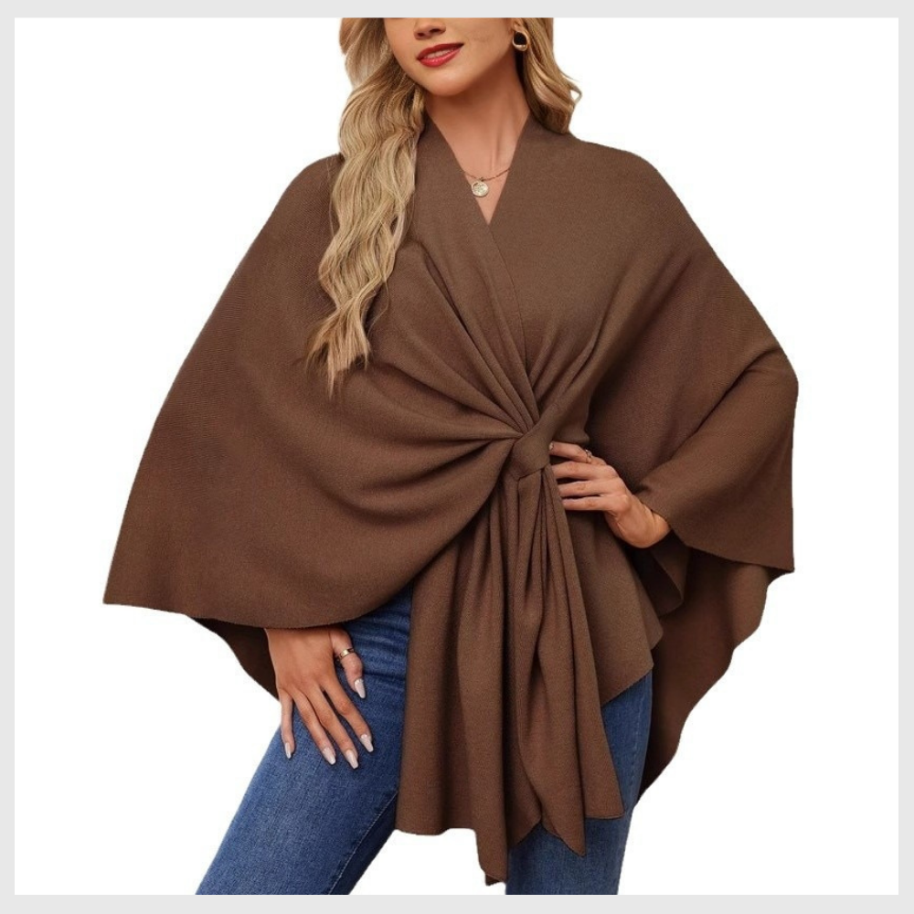 Châle Câlin™ – Tricot Douillet au Style Épuré