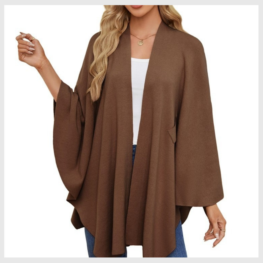 Châle Câlin™ – Tricot Douillet au Style Épuré