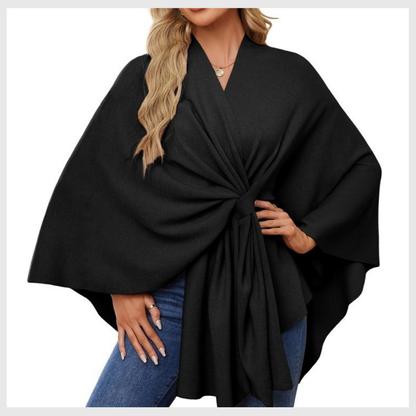 Châle Câlin™ – Tricot Douillet au Style Épuré