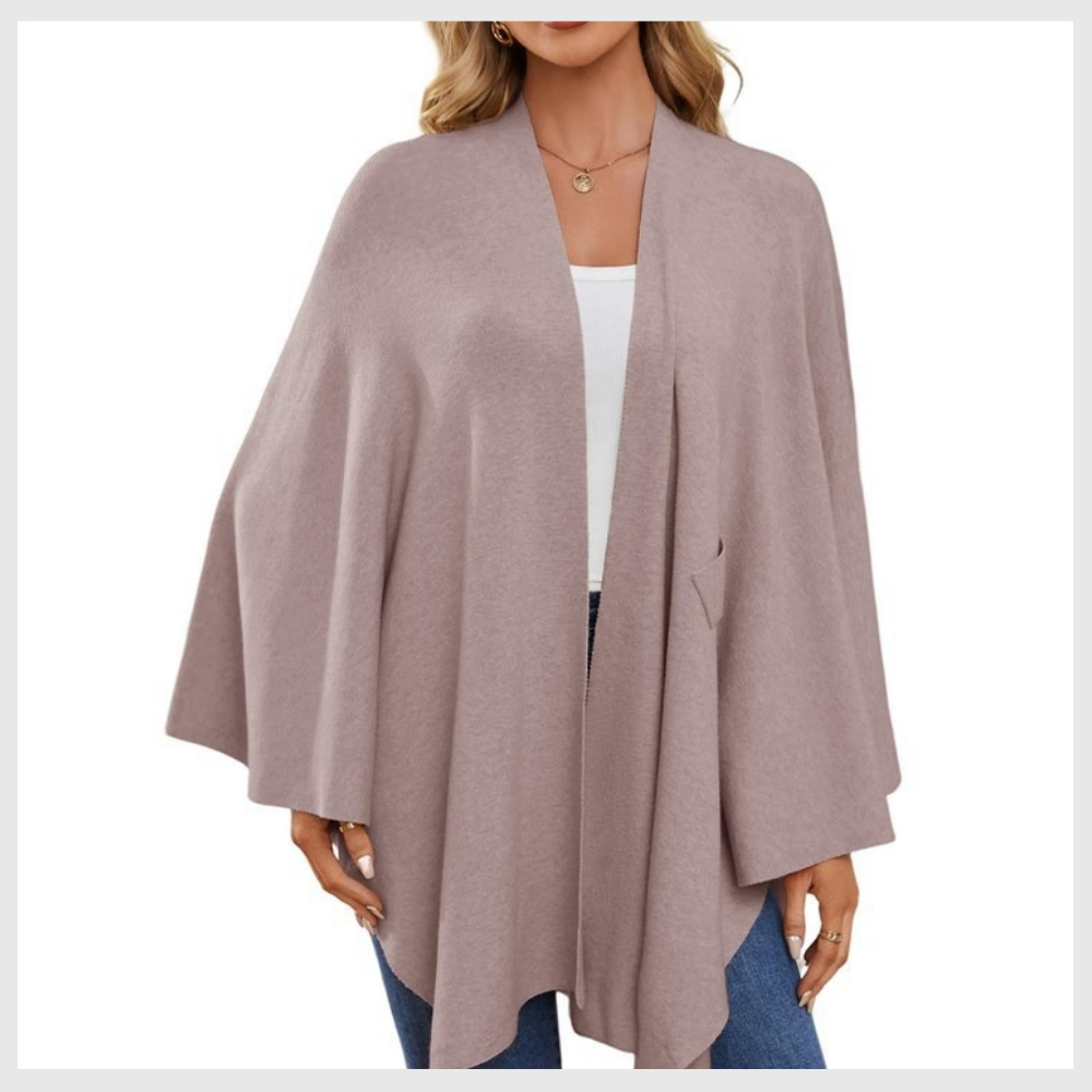Châle Câlin™ – Tricot Douillet au Style Épuré