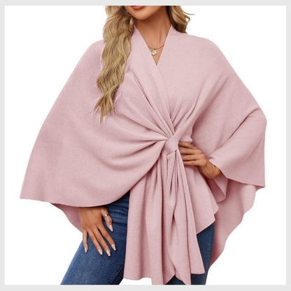 Châle Câlin™ – Tricot Douillet au Style Épuré