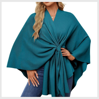 Châle Câlin™ – Tricot Douillet au Style Épuré