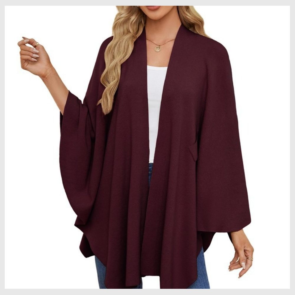 Châle Câlin™ – Tricot Douillet au Style Épuré