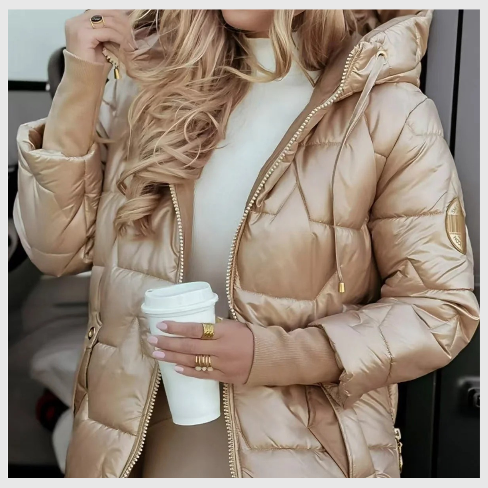 Lunavia™ – Manteau Matelassé à Capuchon Douillet