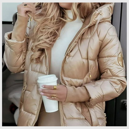 Lunavia™ – Manteau Matelassé à Capuchon Douillet