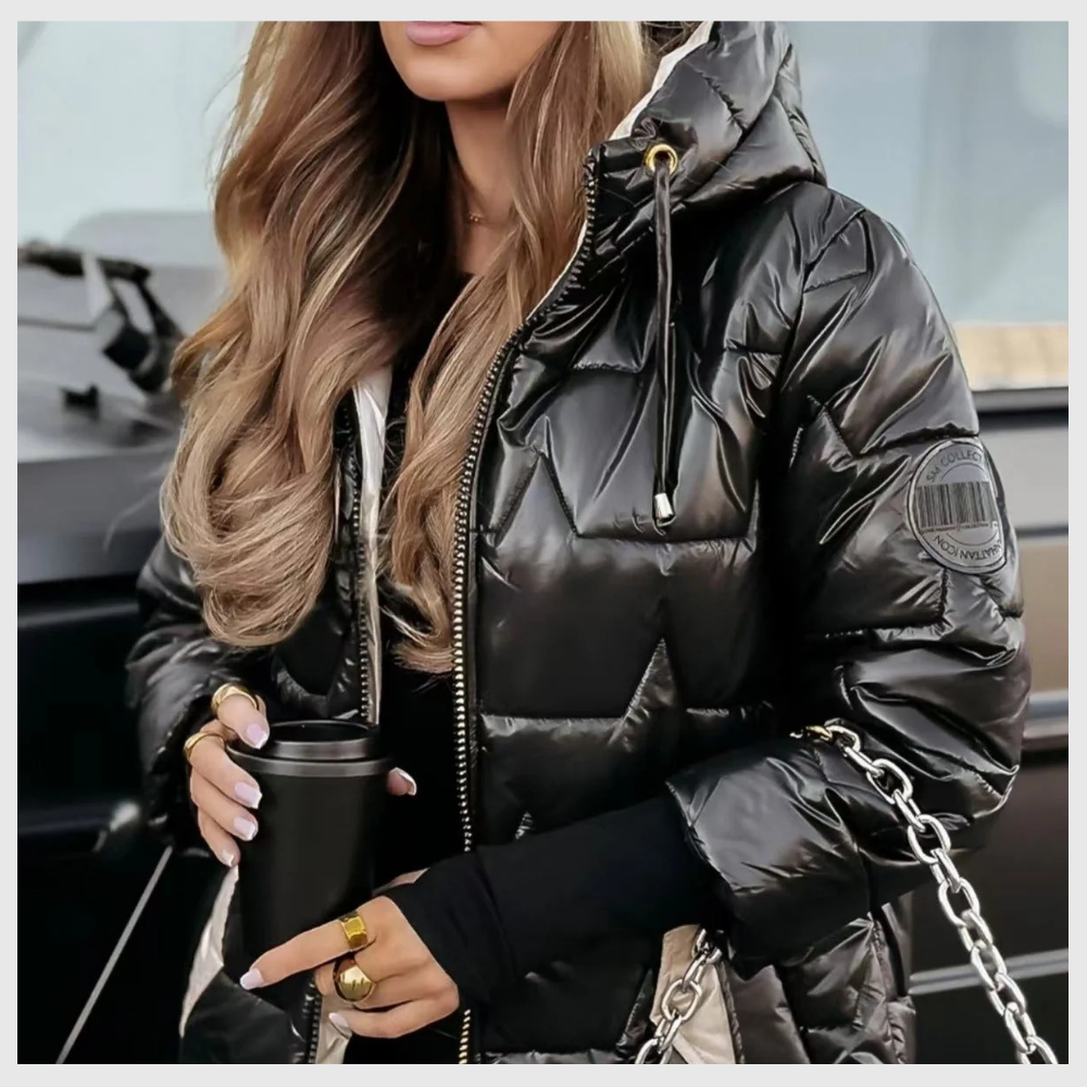 Lunavia™ – Manteau Matelassé à Capuchon Douillet