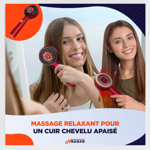 Capiluxe™ - Brosse de massage 3 en 1 pour stimuler les cheveux
