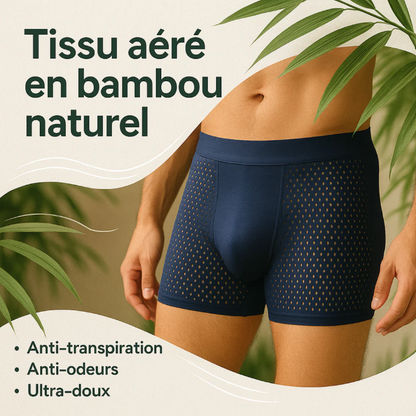 Boxers en Bambou Ultra-Confort – Fraîcheur & Maintien au Quotidien