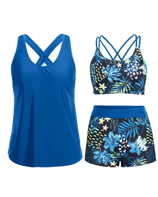 Marévia™ — Tankini modulable 3 pièces