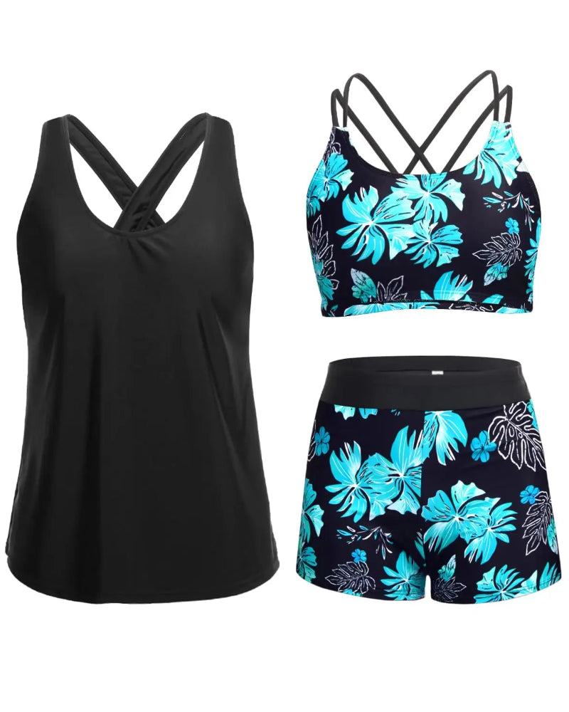 Marévia™ — Tankini modulable 3 pièces