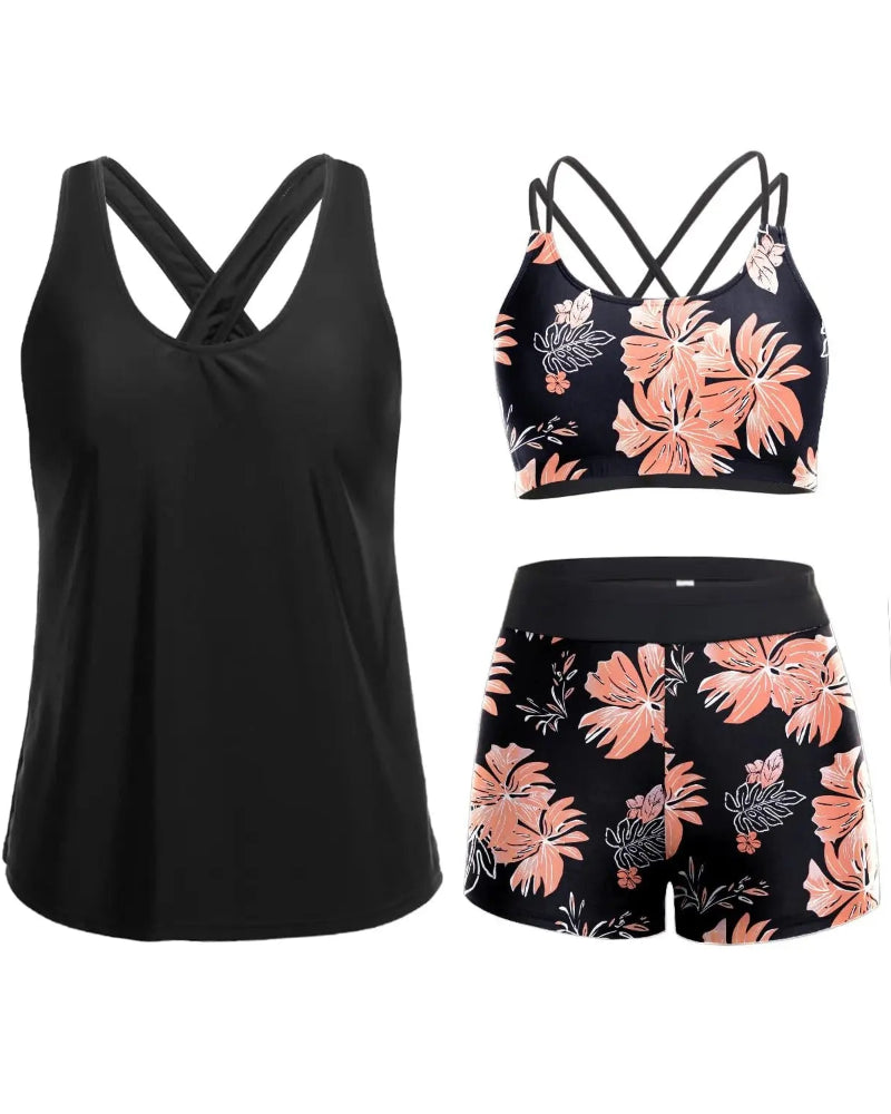 Marévia™ — Tankini modulable 3 pièces
