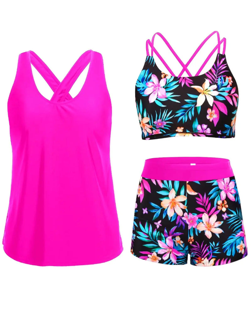 Marévia™ — Tankini modulable 3 pièces