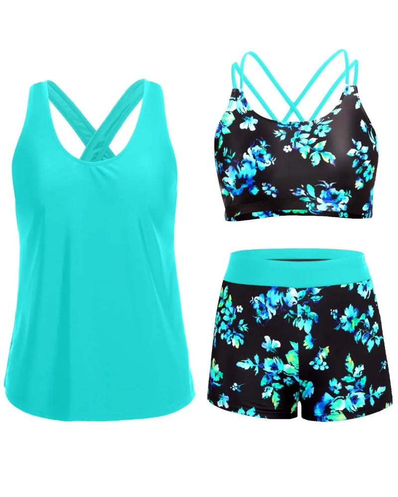 Marévia™ — Tankini modulable 3 pièces