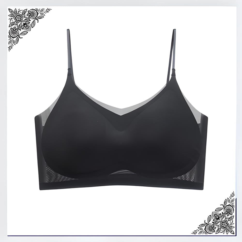 Soutien-gorge confortable en fibre glacée ultra-mince sans couture