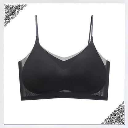 Soutien-gorge confortable en fibre glacée ultra-mince sans couture