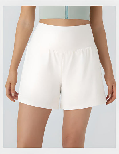 Short d'entraînement 2 en 1 taille super haute 5'' pour femme