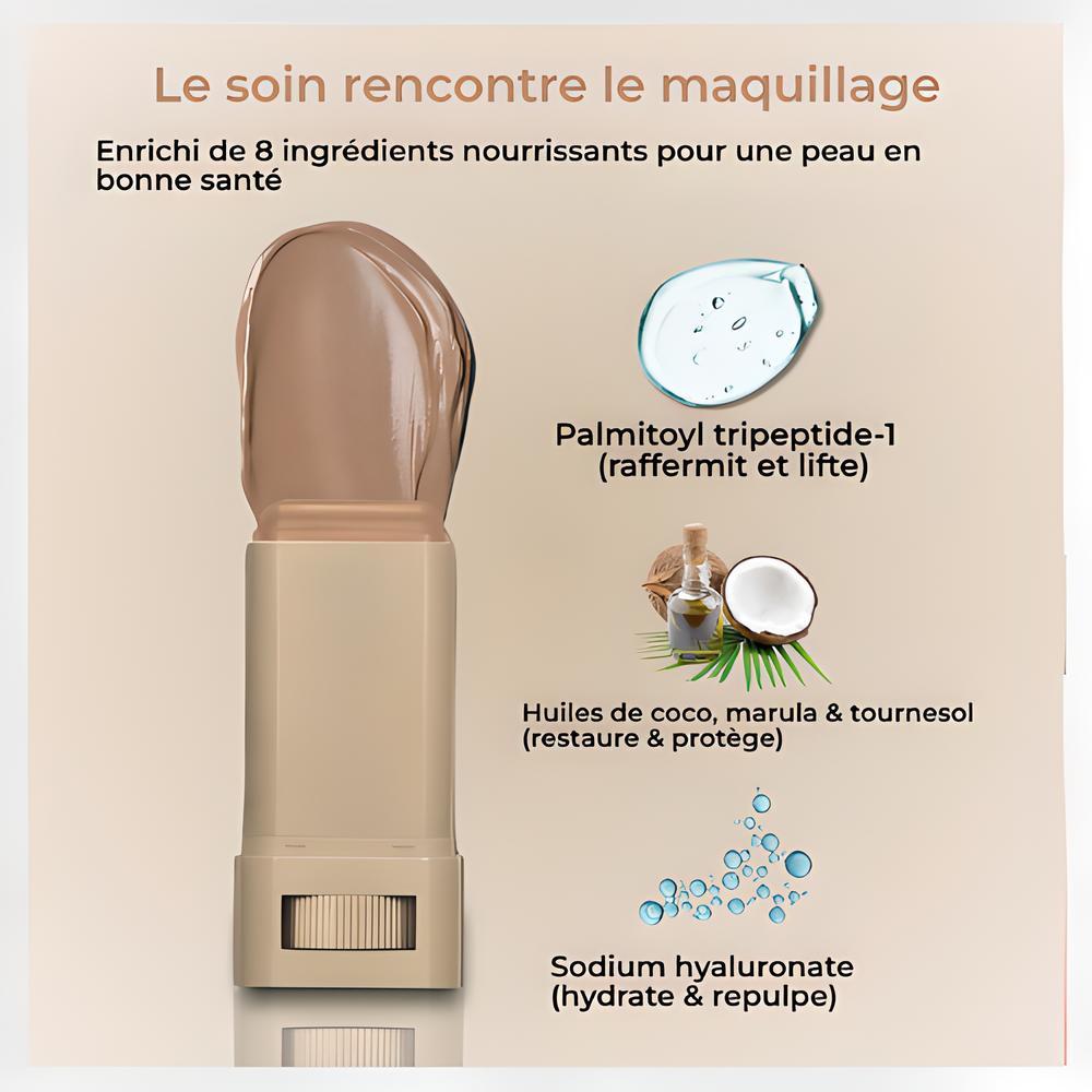 Baume Teinté Effet Peau Veloutée au Sérum Boosté