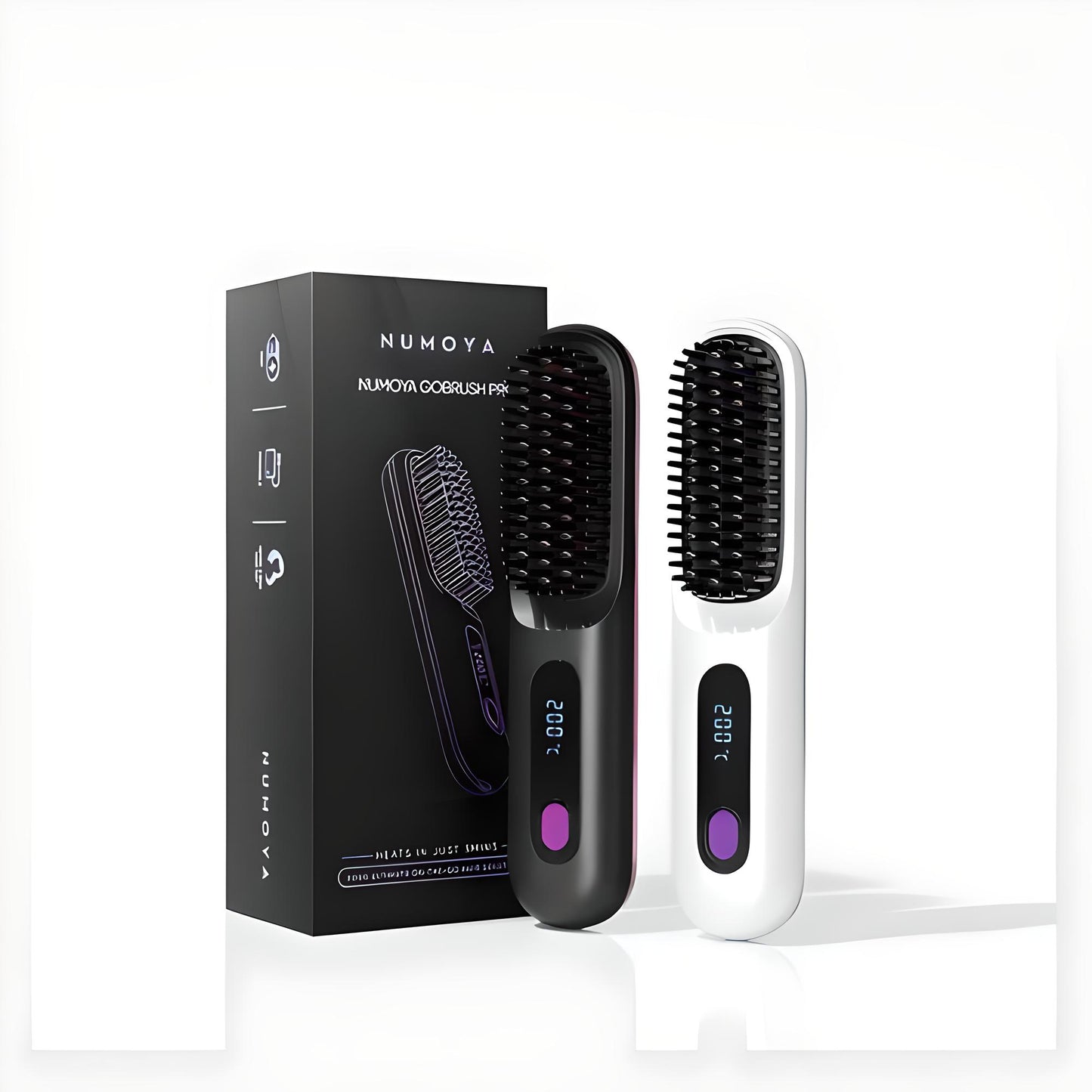 GlamBrush X™  - Brosse lissante portable