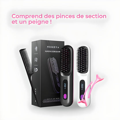GlamBrush X™  - Brosse lissante portable