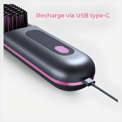 GlamBrush X™  - Brosse lissante portable