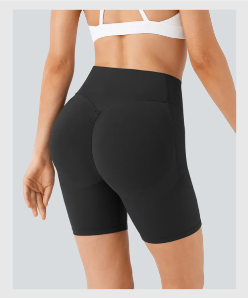 SculptShorts™ - Short d'entraînement gainant taille haute avec poches latérales