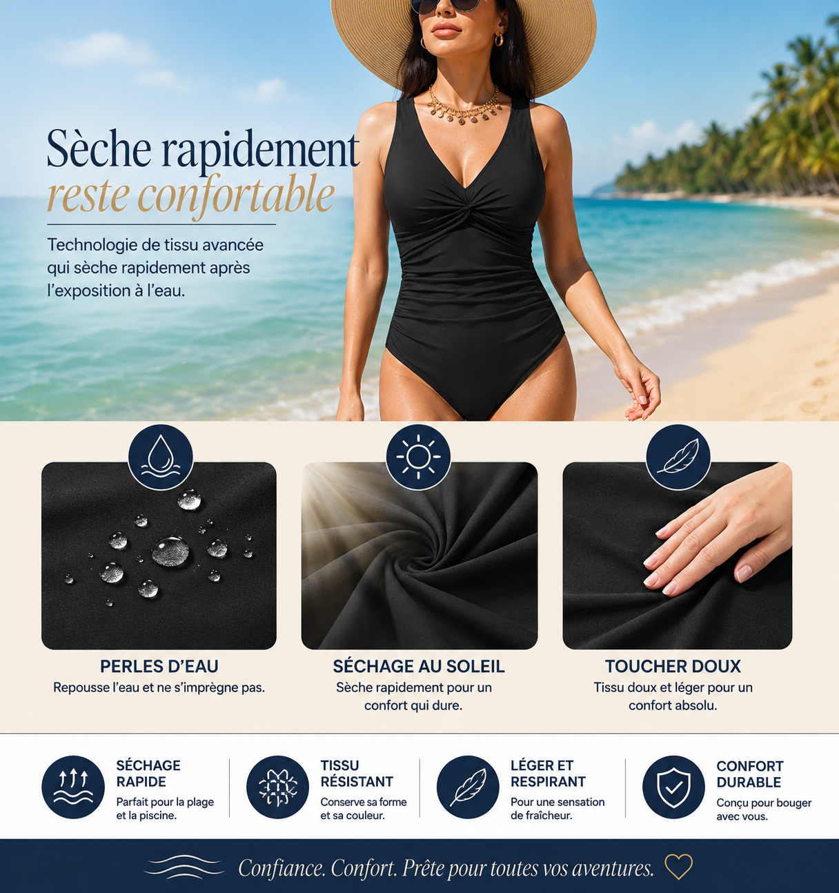 Maillot une pièce gainant BelleRive™