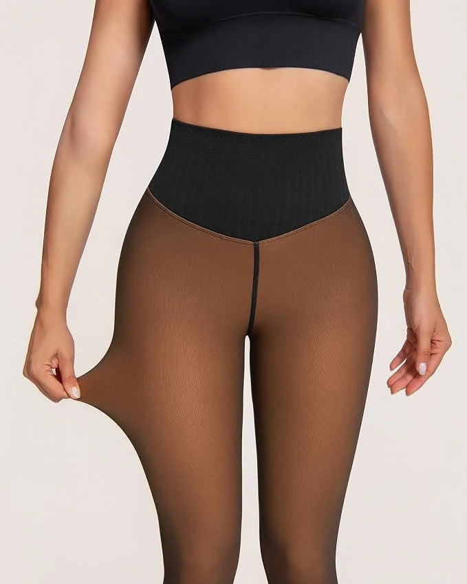 Polaruxe™-Leggings Sculptants Polaires à Couture Unique