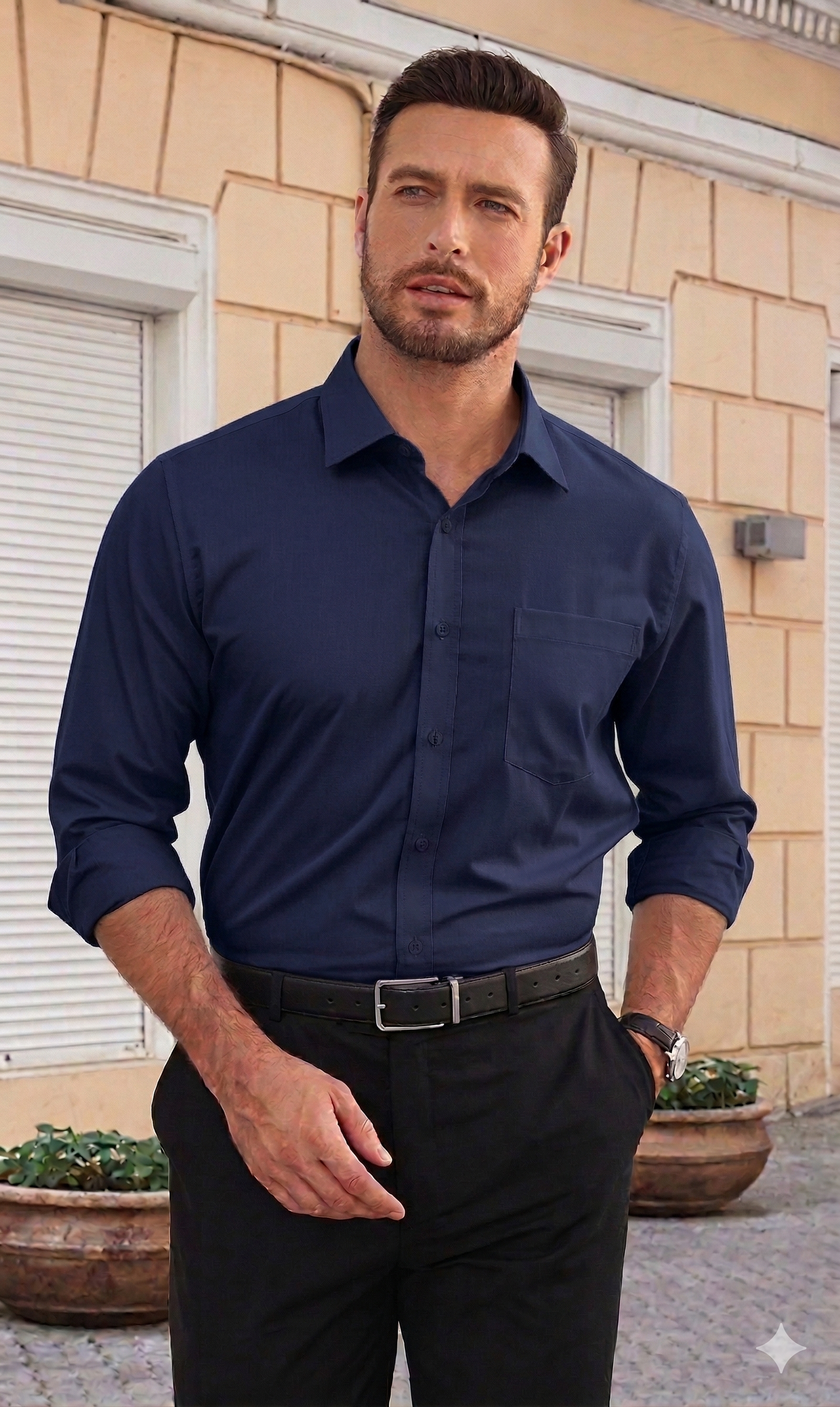 FlexFit™-Chemise Élite Pro | Infroissable & Coupe Ajustée