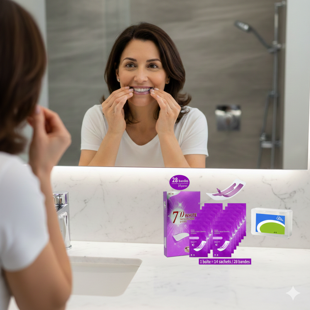 Smileva™ – Bandes Blanchissantes Éclat du Sourire