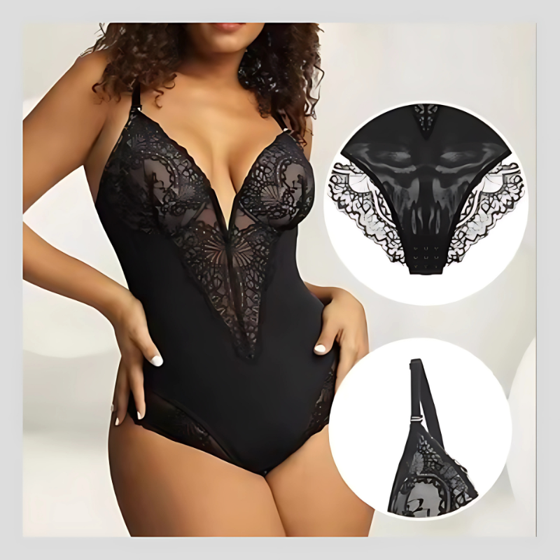 DivineCurve™ - Body Gainant en Dentelle