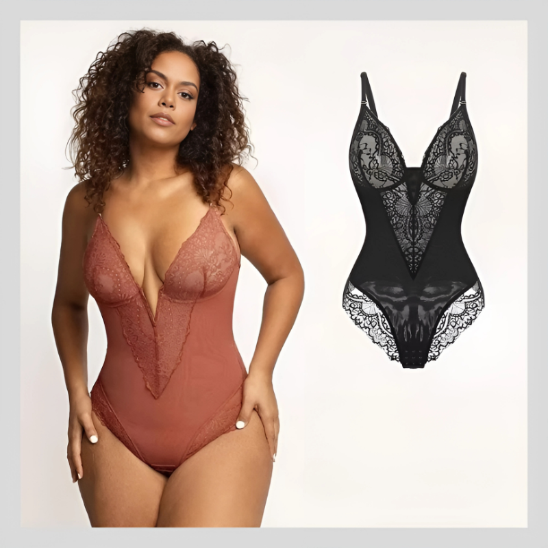DivineCurve™ - Body Gainant en Dentelle