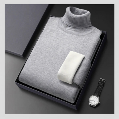 Pull col roulé d'hiver pour homme