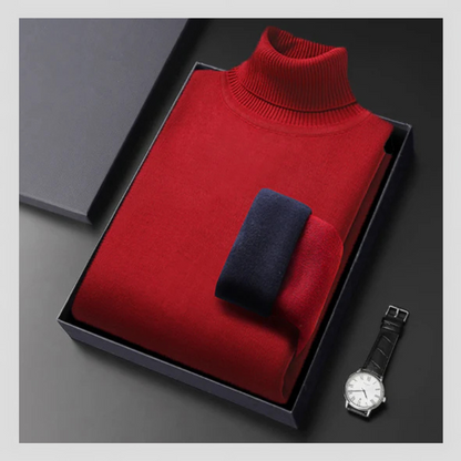 Pull col roulé d'hiver pour homme