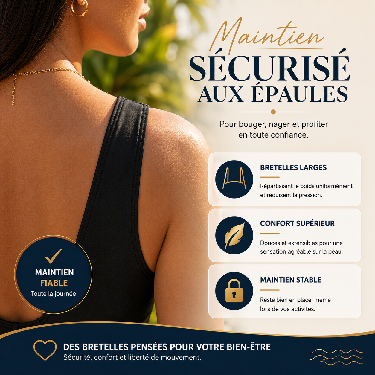 Maillot une pièce gainant BelleRive™