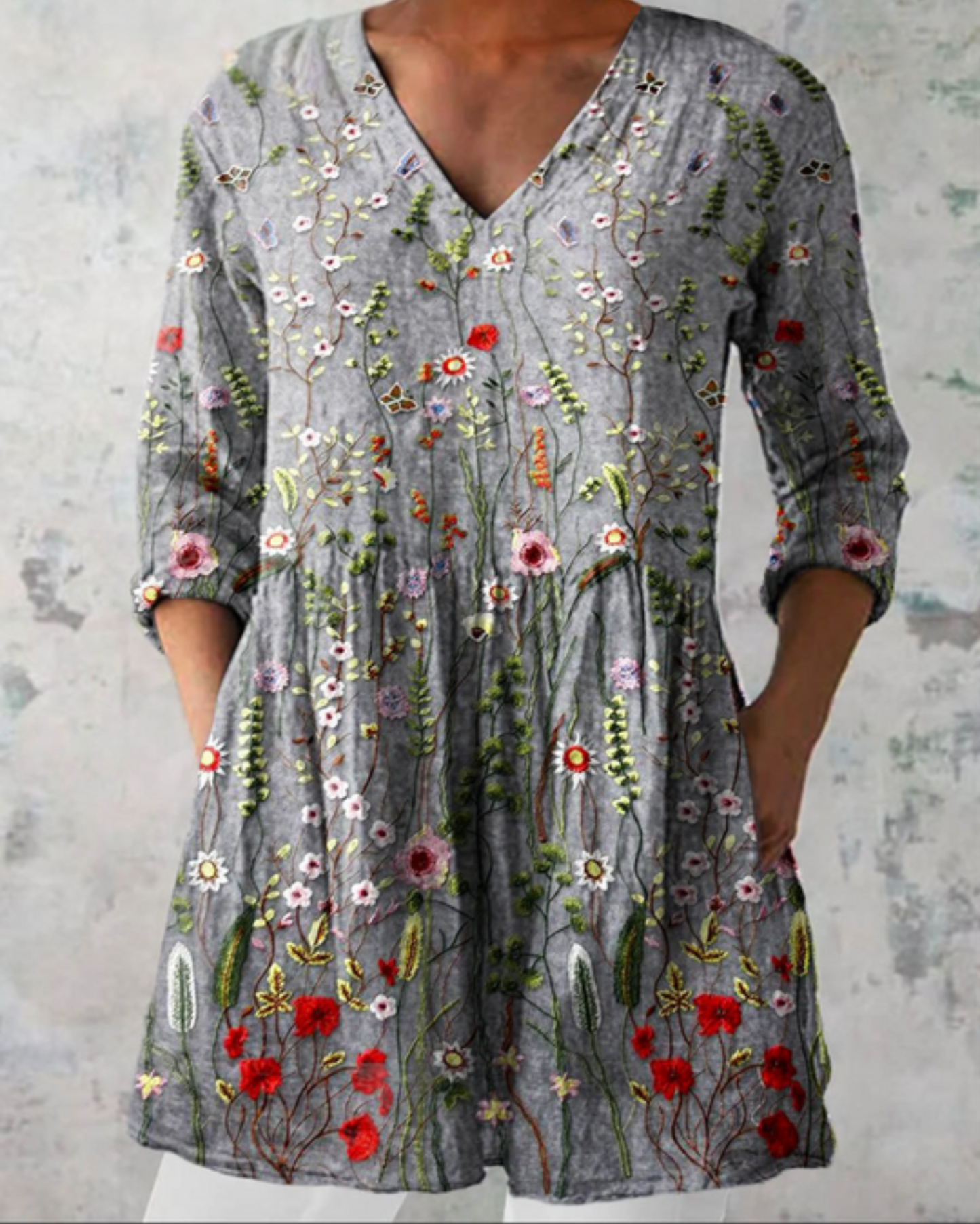 Léa | La blouse longue fluide qui va avec tout