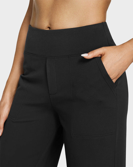 Élégancia™ – Pantalon Large Taille Haute Confort Chic