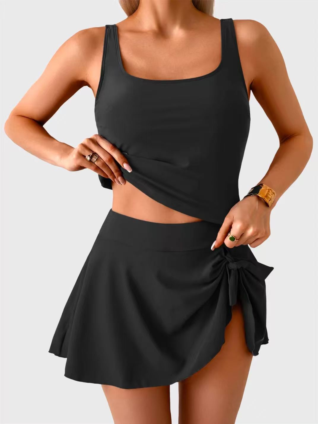 Rivela™ — Tankini Confidence 2 pièces avec jupe intégrée
