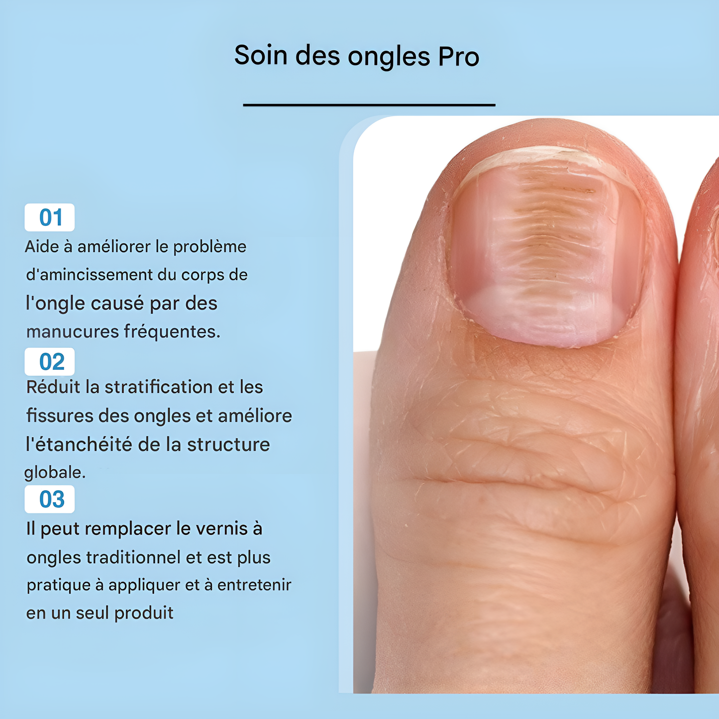 Nail Care Pro - Sérum Fortifiant et Réparateur pour les Ongles