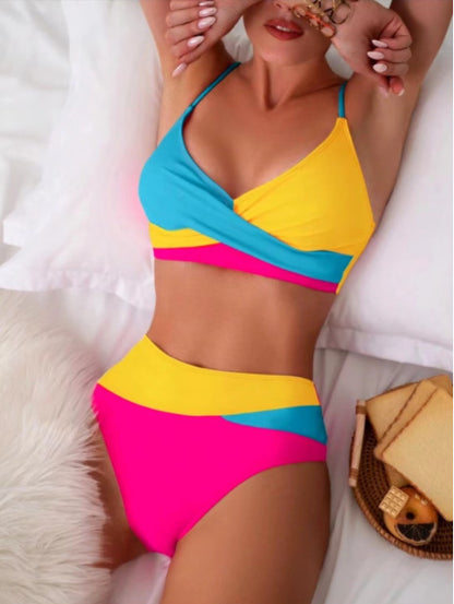 Elyra™ – Bikini Taille Haute Confort & Silhouette Sublimée